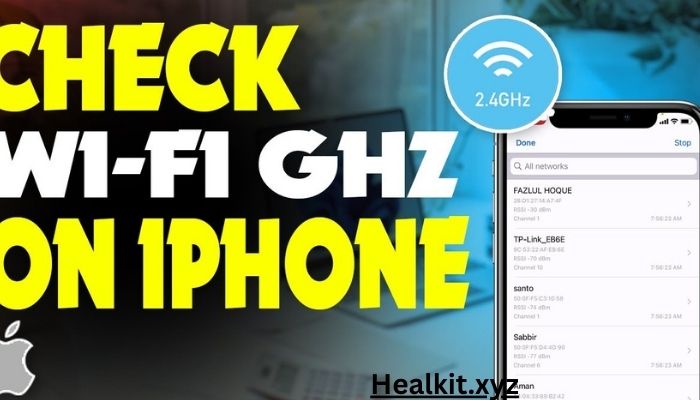 how to check your wifi ghz on iphone